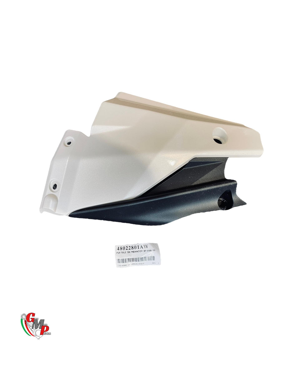 Nueva placa de protección izquierda blanca - Ducati