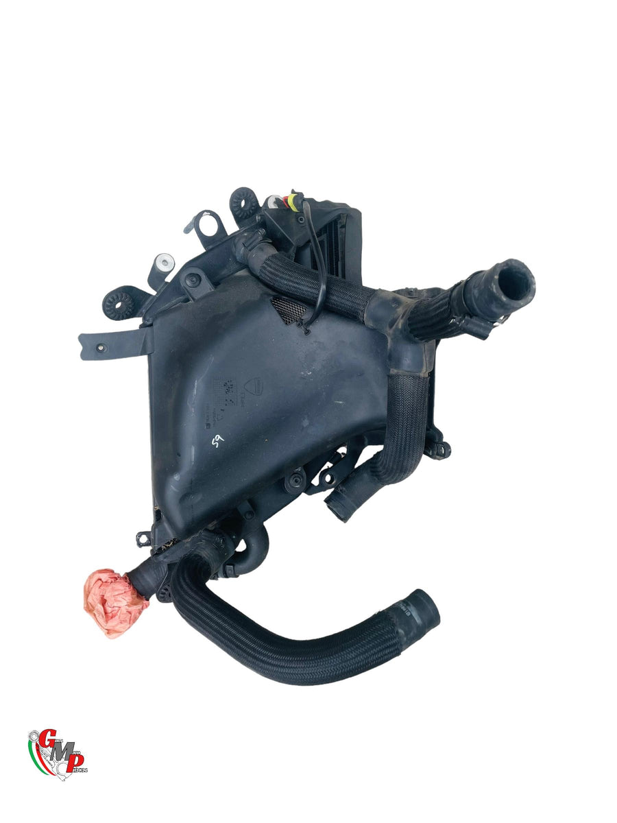 Radiador izquierdo completo con ventilador y tapa - Ducati