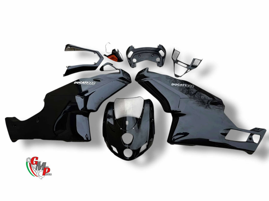 Kit de carrocería Ducati Phase 2 negro brillante