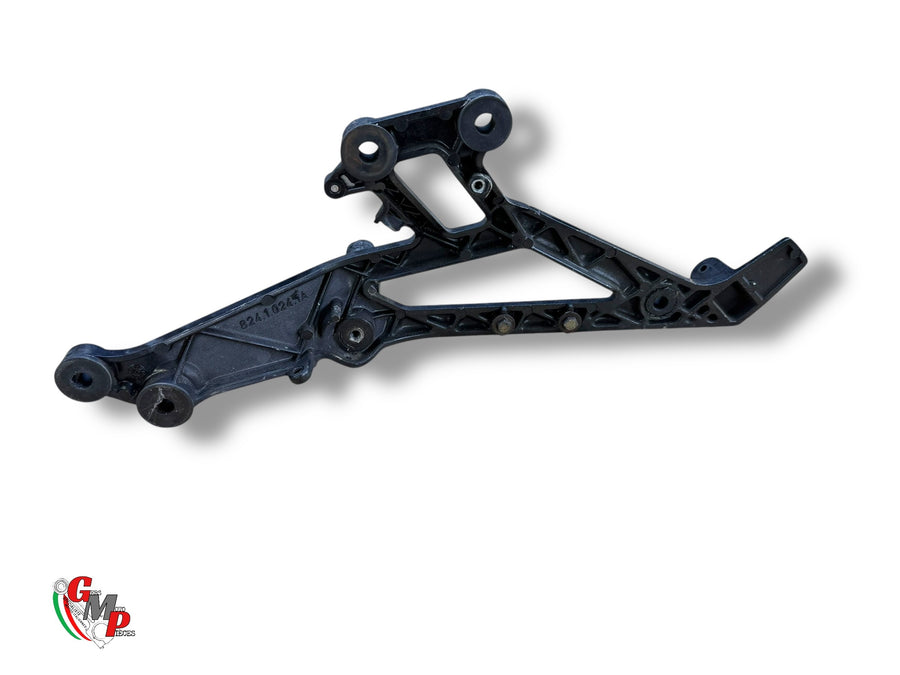 Placa de reposapiés derecha negra - Ducati