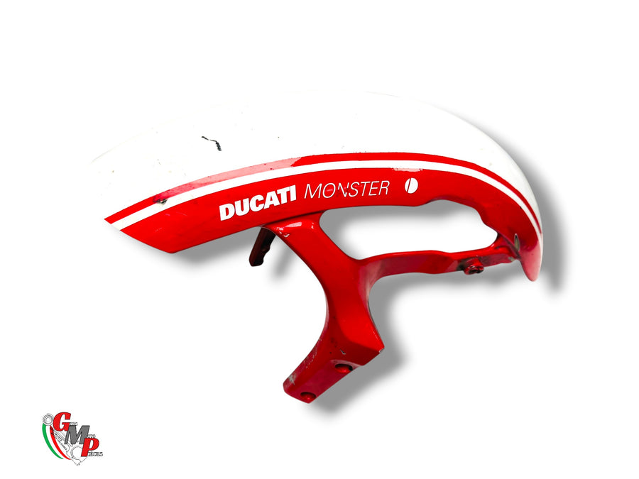 Guardabarros Delantero Rojo con Banda Blanca - Ducati