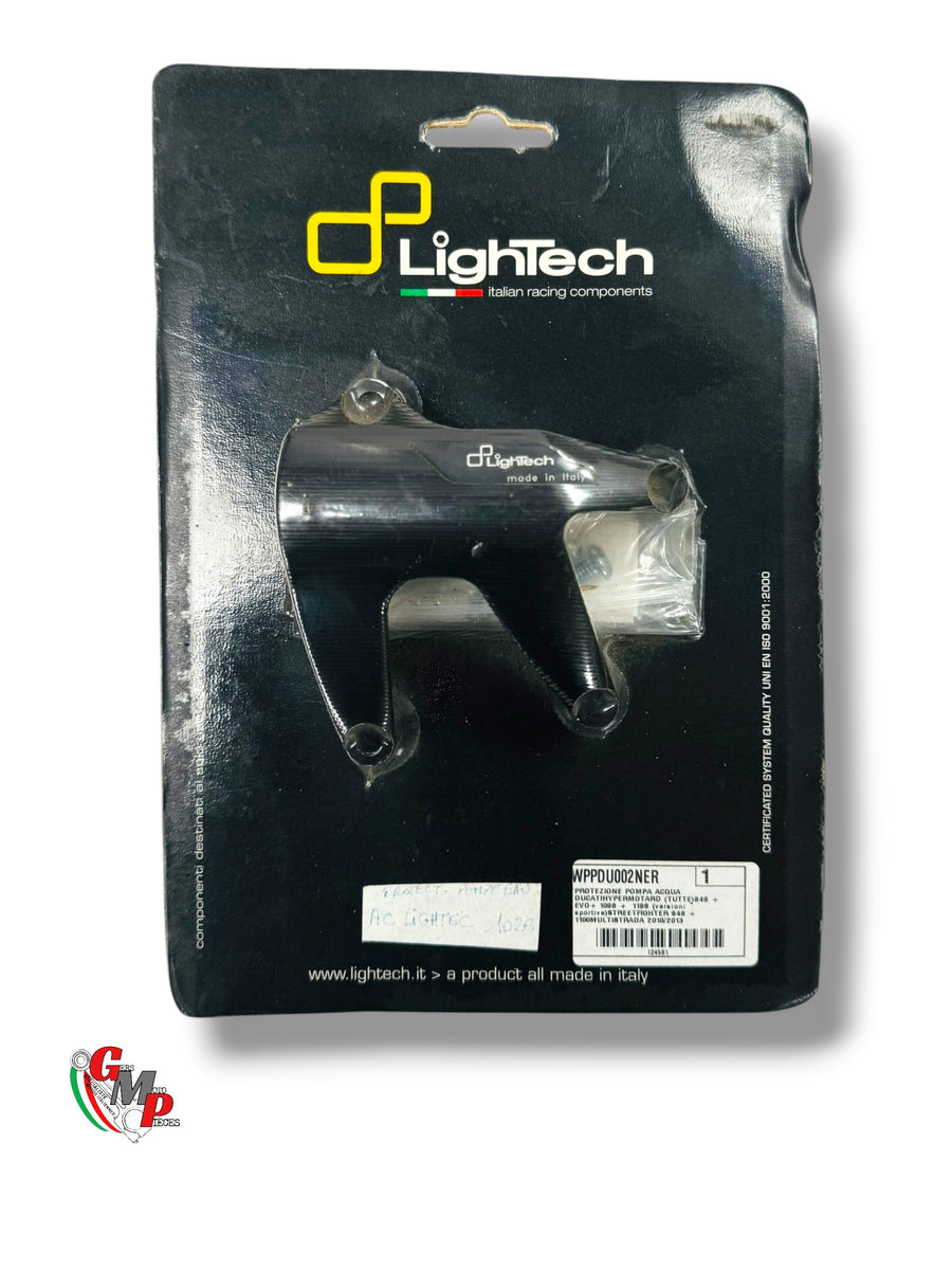 Cubierta de cárter para bomba de agua LIGHTECH negra