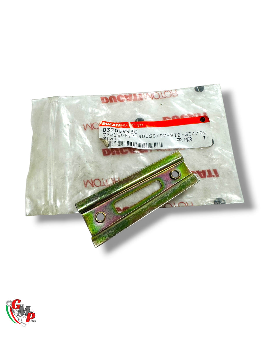 Placa de fijación de goma para reposapiés bicromatada NUEVA - Ducati