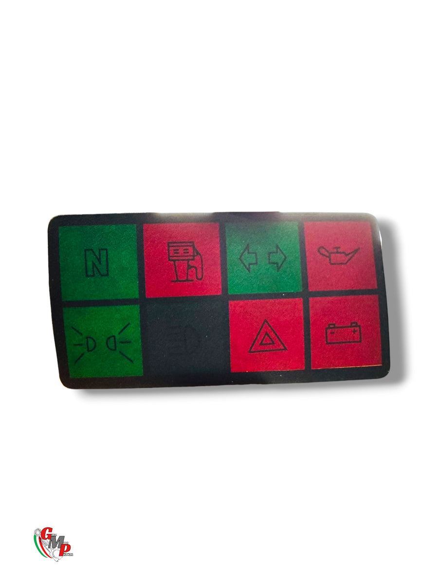 Placa de inscripción del indicador del cuentakilómetros NUEVA - Ducati