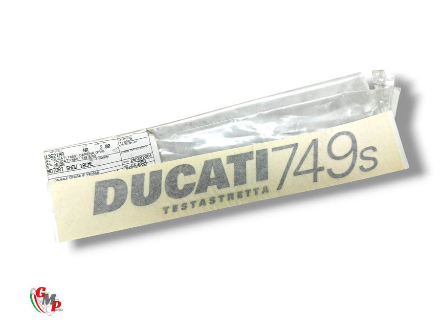 Decalcomanie Ducati 749S Argent NEUF - Ducati