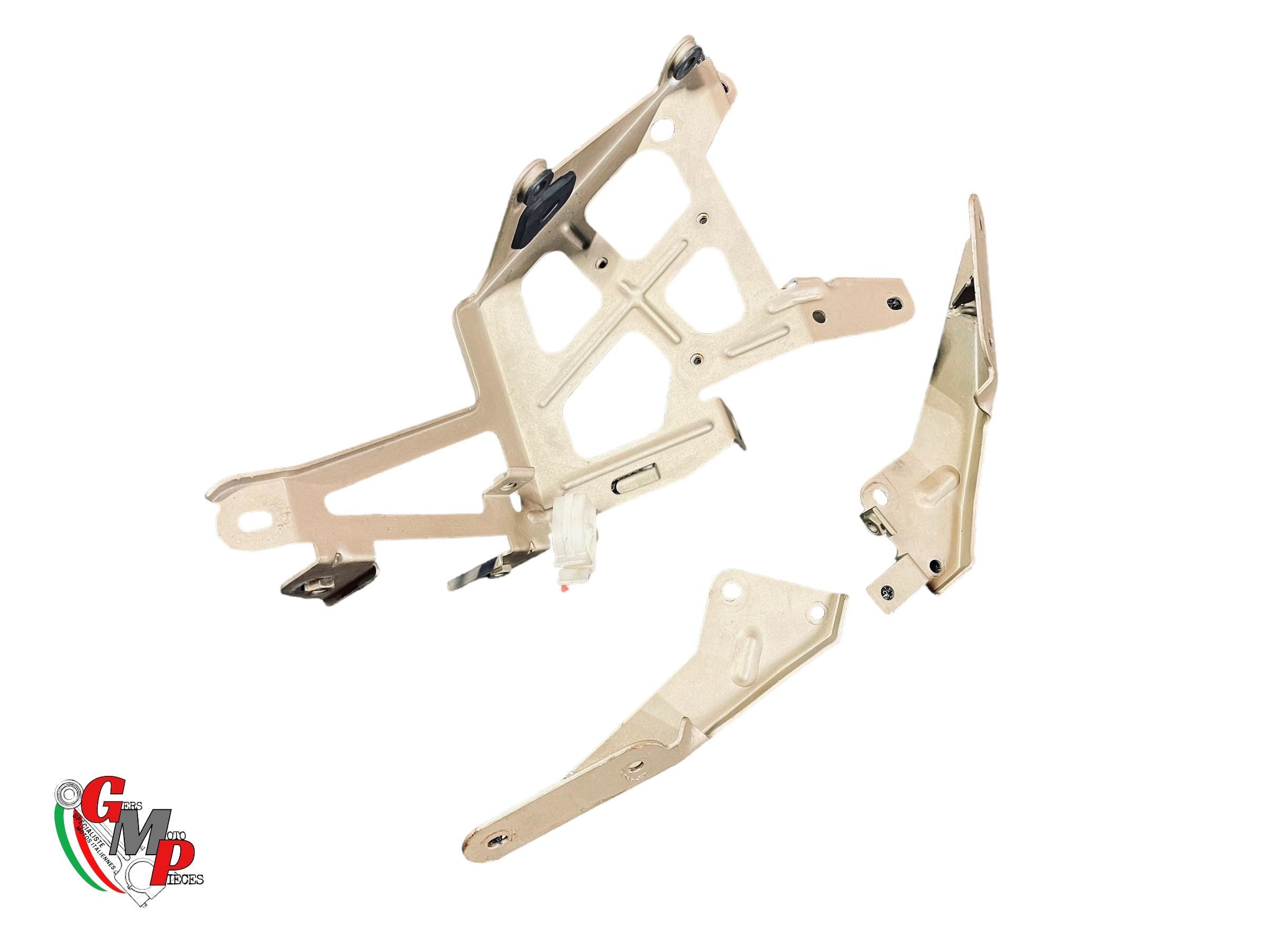 Conjunto de soporte de sensor y soporte de espejo dorado - Ducati