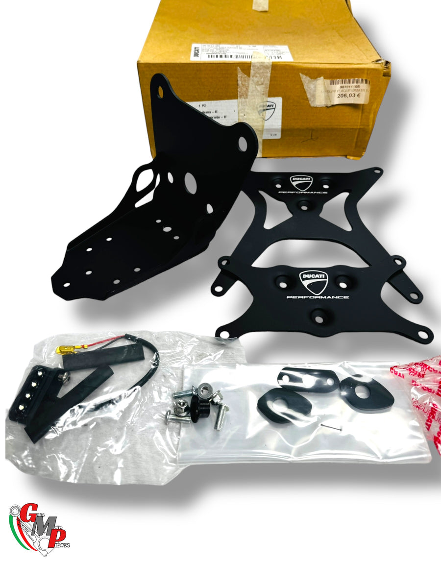 Soporte de matrícula de aluminio NUEVO - Ducati