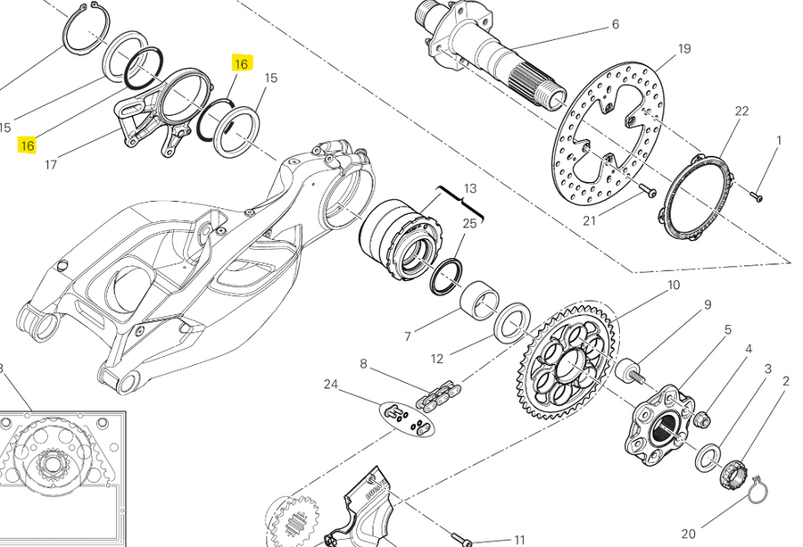 Junta tórica 89.5X3 NUEVO - Ducati