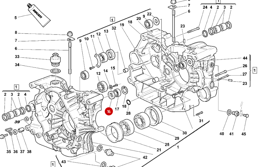 Retén de Motor NUEVO - Ducati