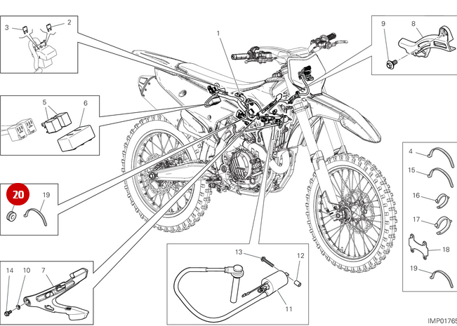 Goma antivibración NUEVA - Ducati