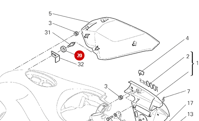 Caucho NUEVO - Ducati