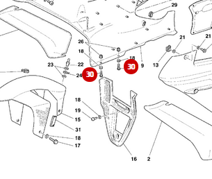 Vis Tbei M6X20 NUEVA - Ducati