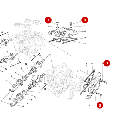 Tornillo especial NUEVO - Ducati