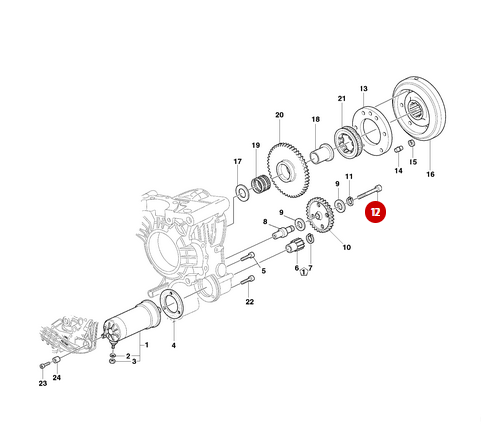 Tornillo Tcei M6X65 NUEVO - Ducati