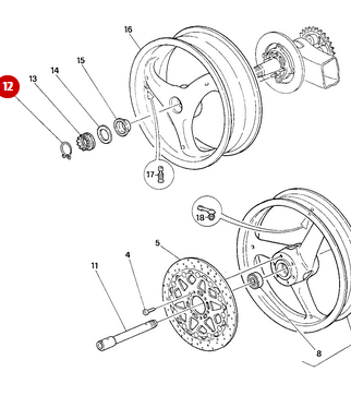 Clips de 40MM NUEVOS - Ducati