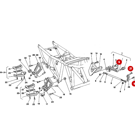 Tornillo NUEVO - Ducati