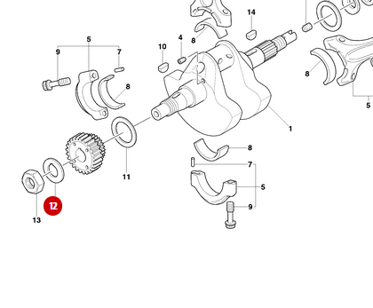 Arandela de Bloqueo NUEVA - Ducati