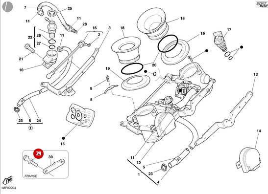 Tornillo de Cierre NEUVO - Ducati