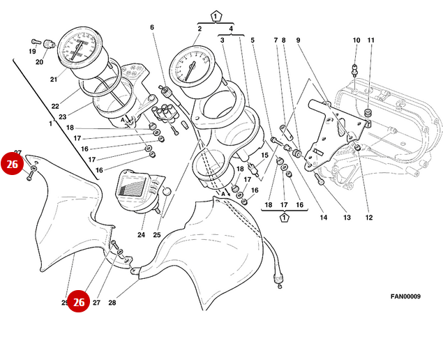 Tornillo NUEVO - Ducati