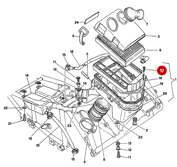 Tornillo roscador 3.9X25 NUEVO - Ducati