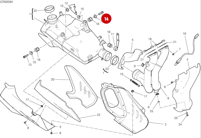 Vis Tceif M8X35 NUEVO - Ducati