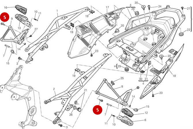 Tornillo NUEVO - Ducati