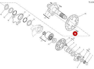 Vis Tceir M8X14 NUEVA - Ducati