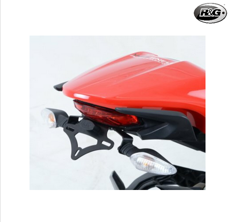 Soporte matrícula corto R&G Performance - Ducati