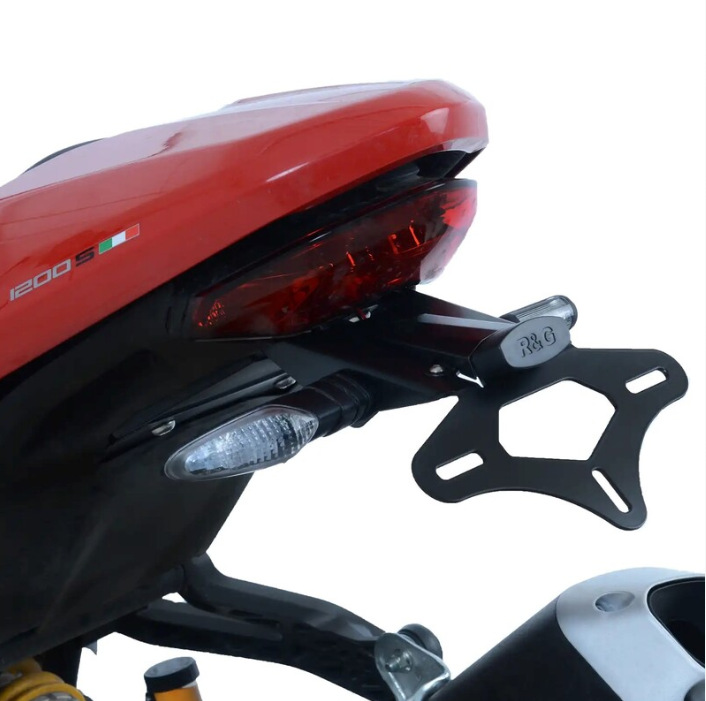 Soporte de matrícula corto Performance R&G - Ducati
