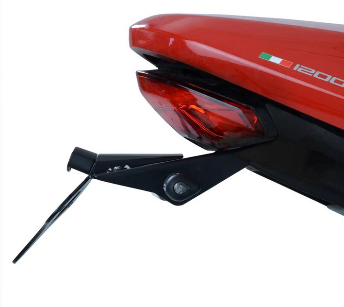 Soporte de matrícula corto Performance R&G - Ducati