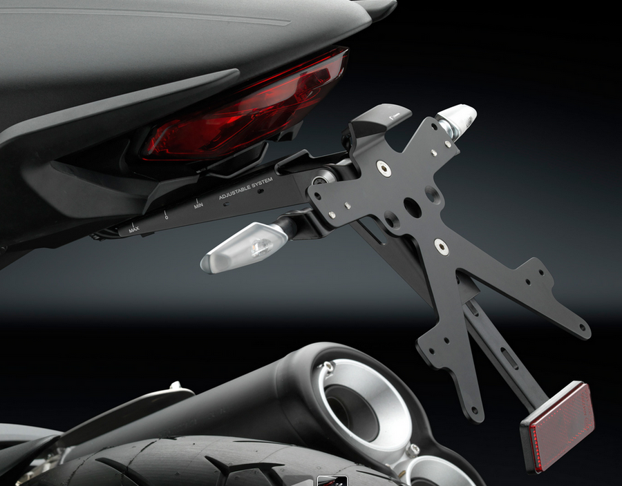 Soporte de matrícula Rizoma NUEVO - Ducati