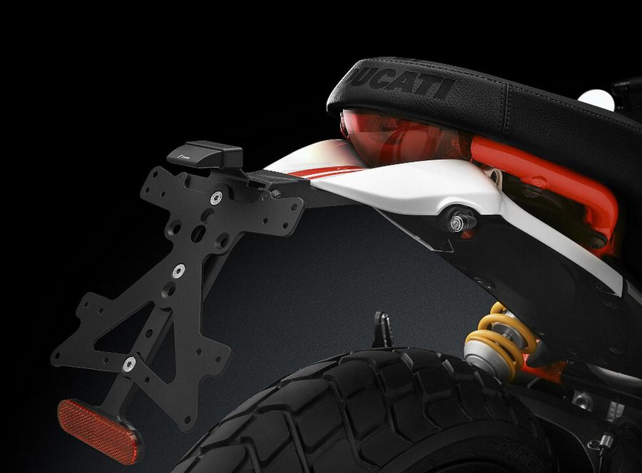 Soporte de matrícula Rizoma NUEVO - Ducati