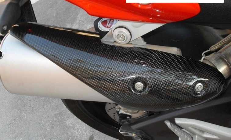 Protector Térmico de Escape de Carbono - Ducati