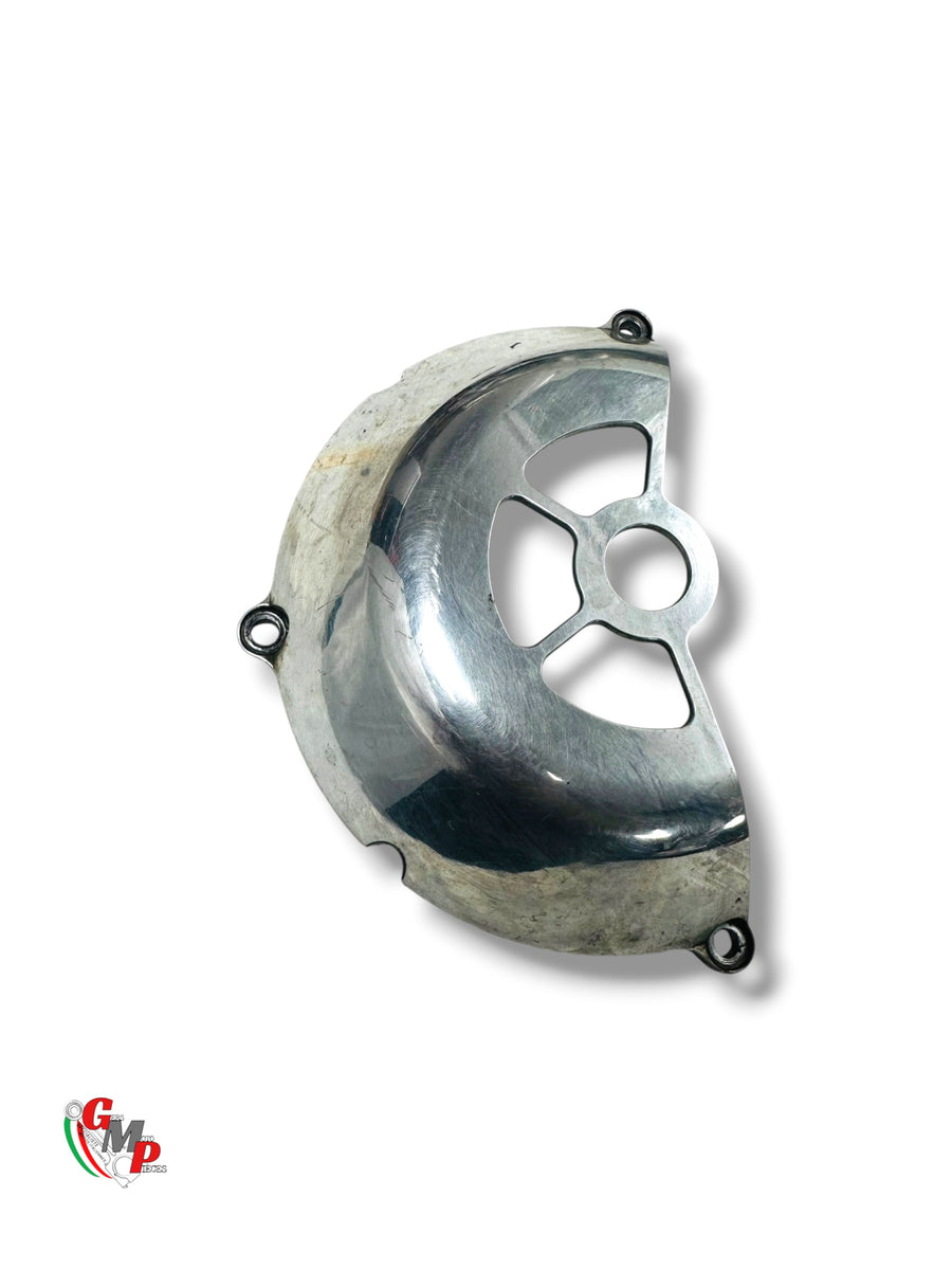 Tapa Protectora Embrague Perforada Aluminio Pulido - Ducati