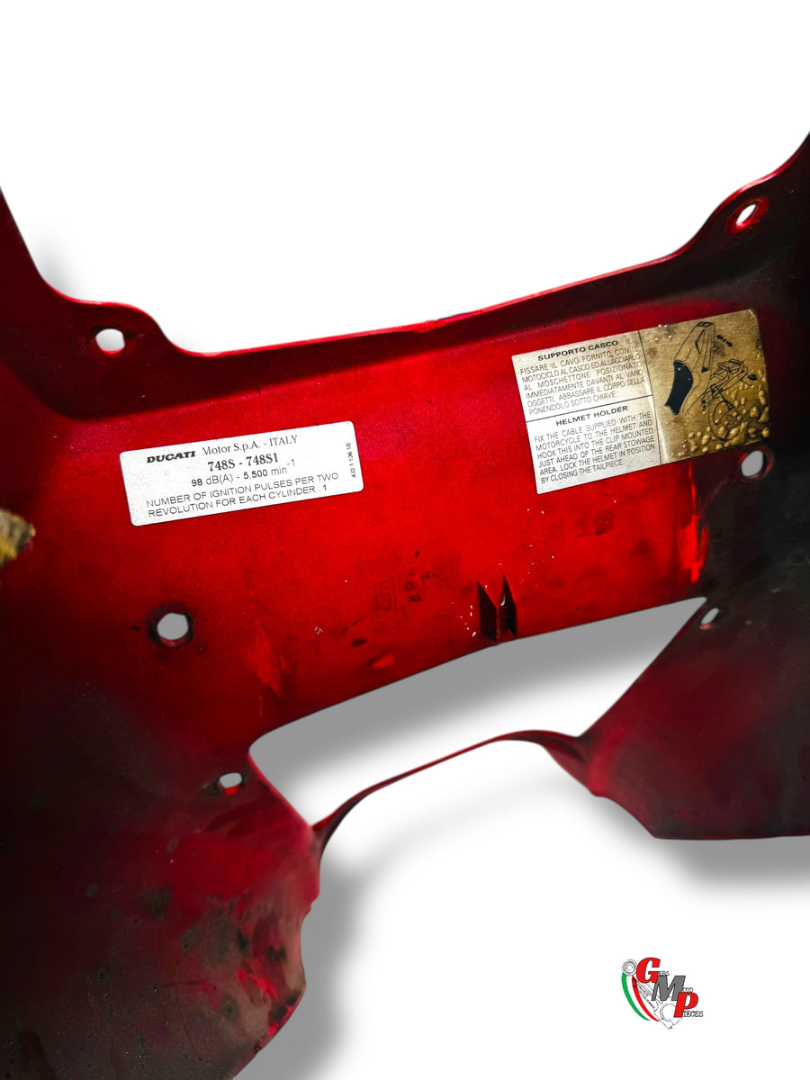 Carenado trasero biposto rojo - Ducati