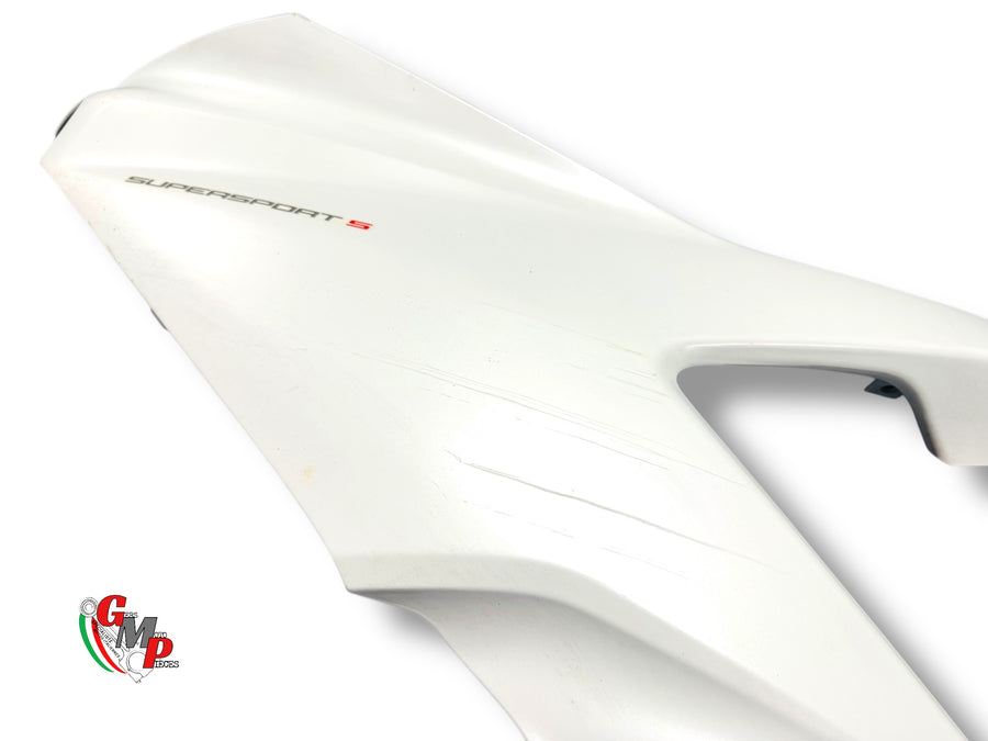 Carenado superior izquierdo blanco - Ducati