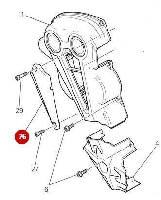 Transportador de aire recto vertical cubre correa - Ducati