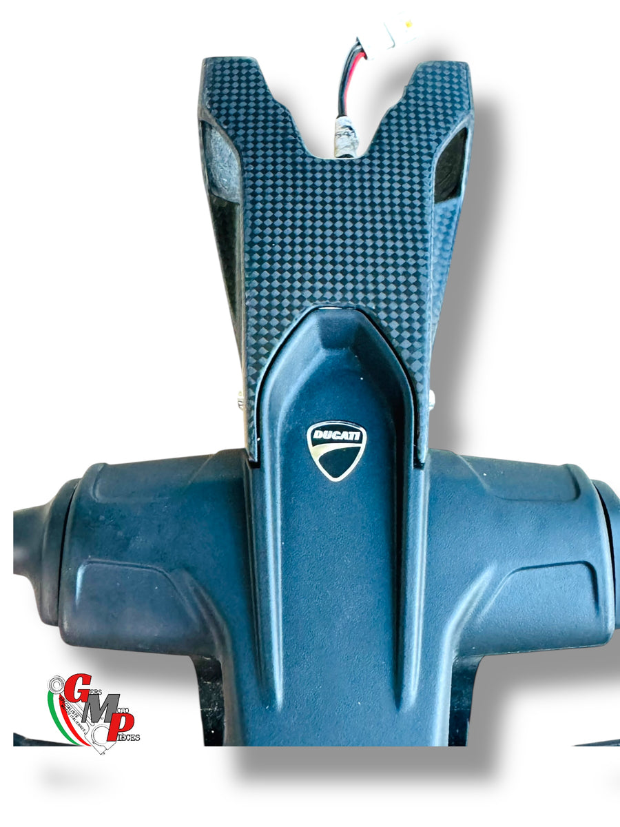 Soporte de matrícula de carbono + Intermitentes LED - Ducati Performance