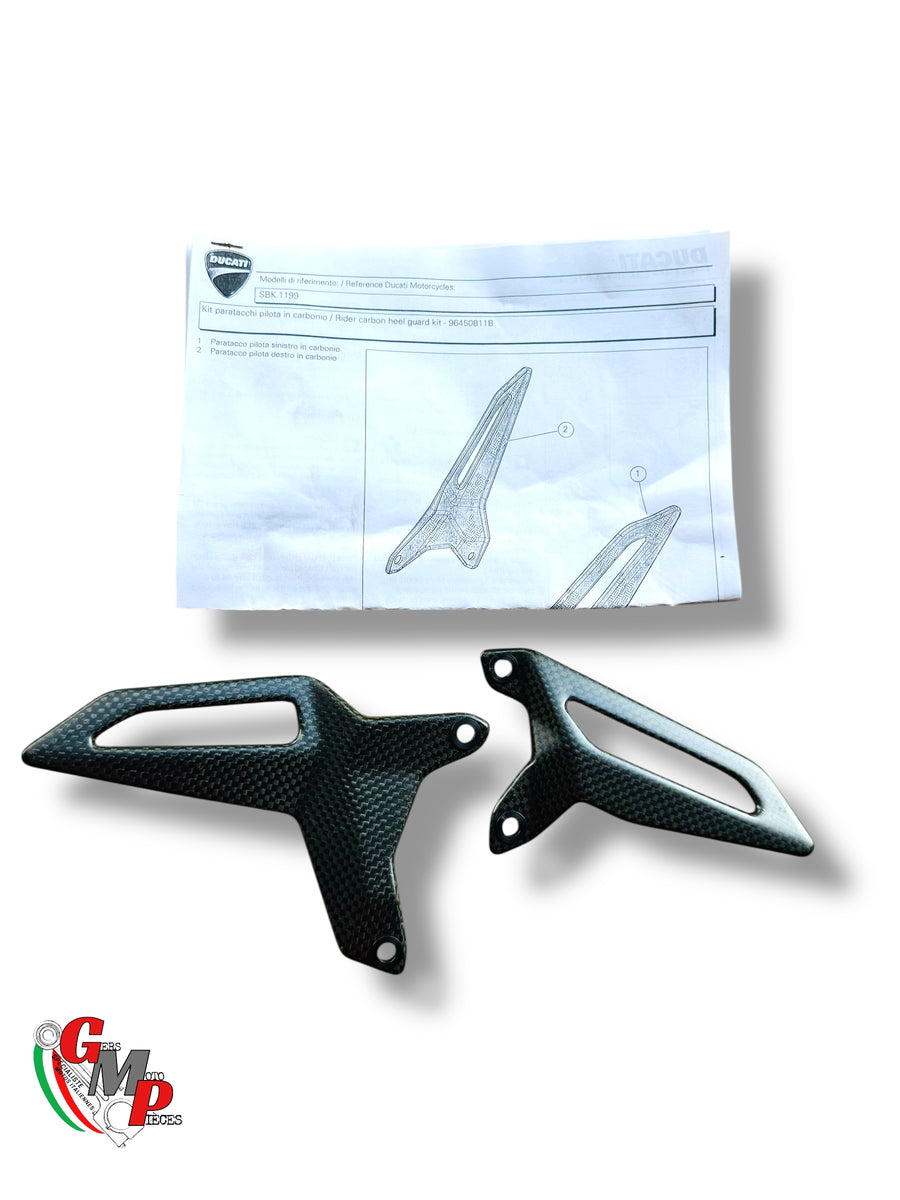 Protector de talón izquierdo de carbono DP - Ducati