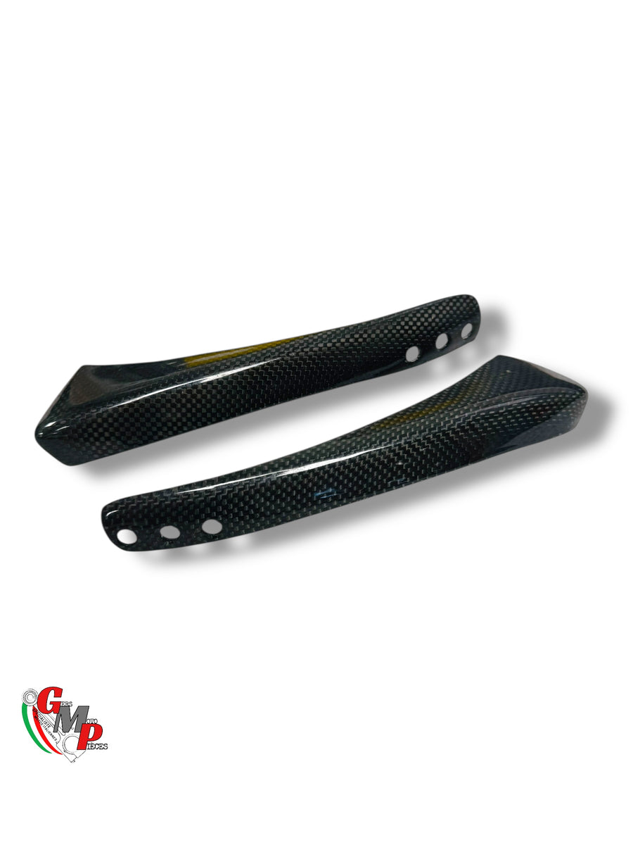 Soporte de carenado y retrovisor de carbono - Ducati