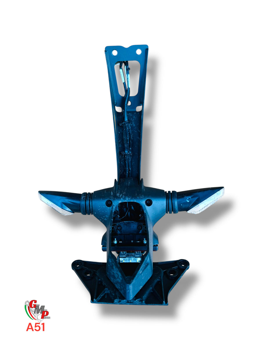 Soporte completo de matrícula con intermitente - Ducati