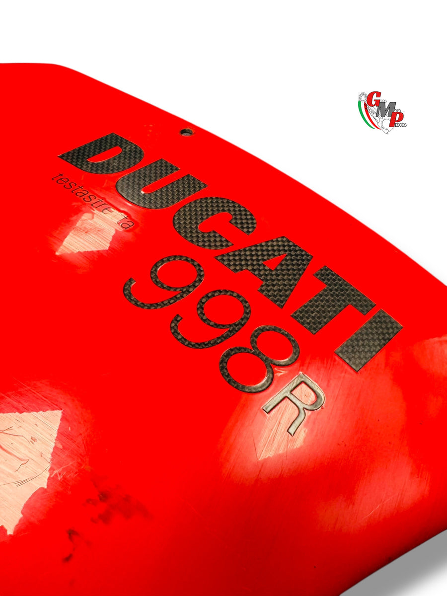 Flanco de Carenado Derecho Carbono Rojo - Ducati
