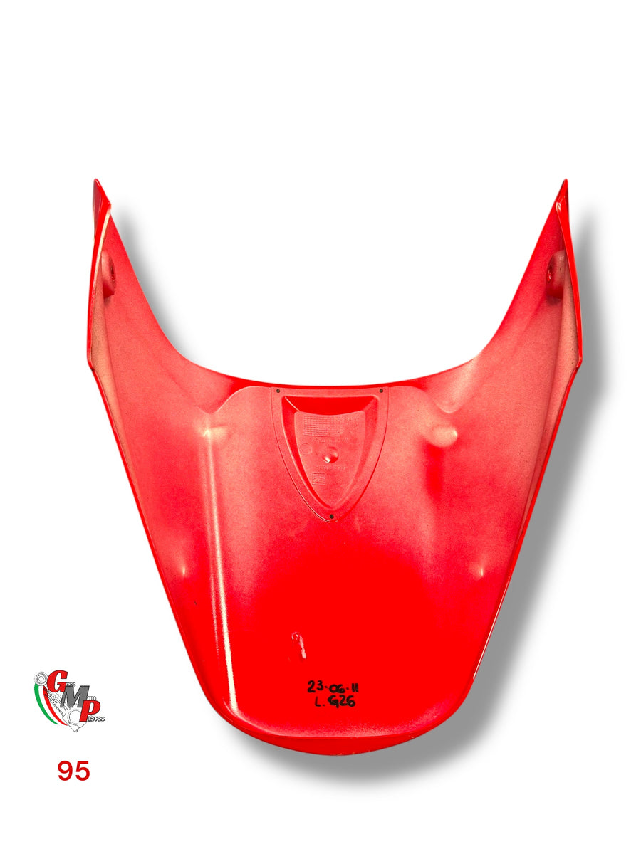 Cubre asiento rojo banda blanca - Ducati