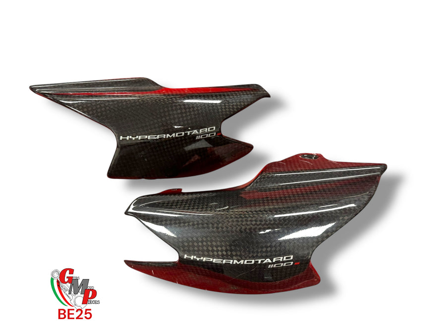 Juego de protectores de escape de carbono - Ducati