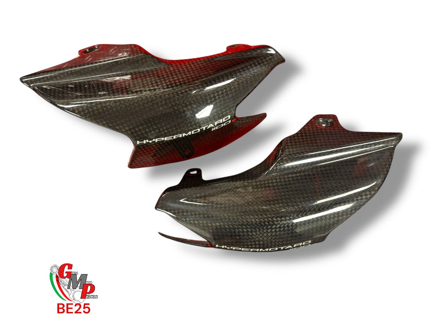 Juego de protectores de escape de carbono - Ducati