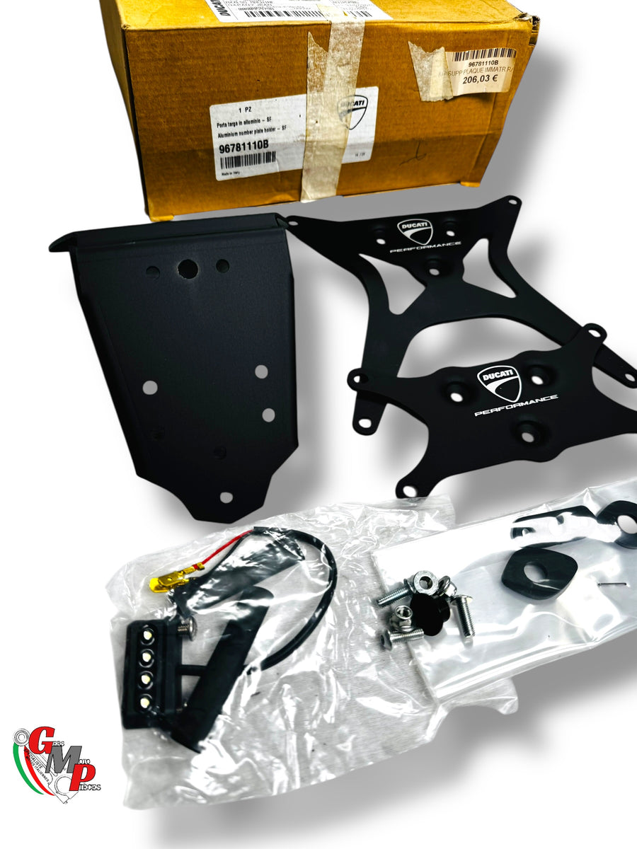 Soporte de matrícula de aluminio NUEVO - Ducati