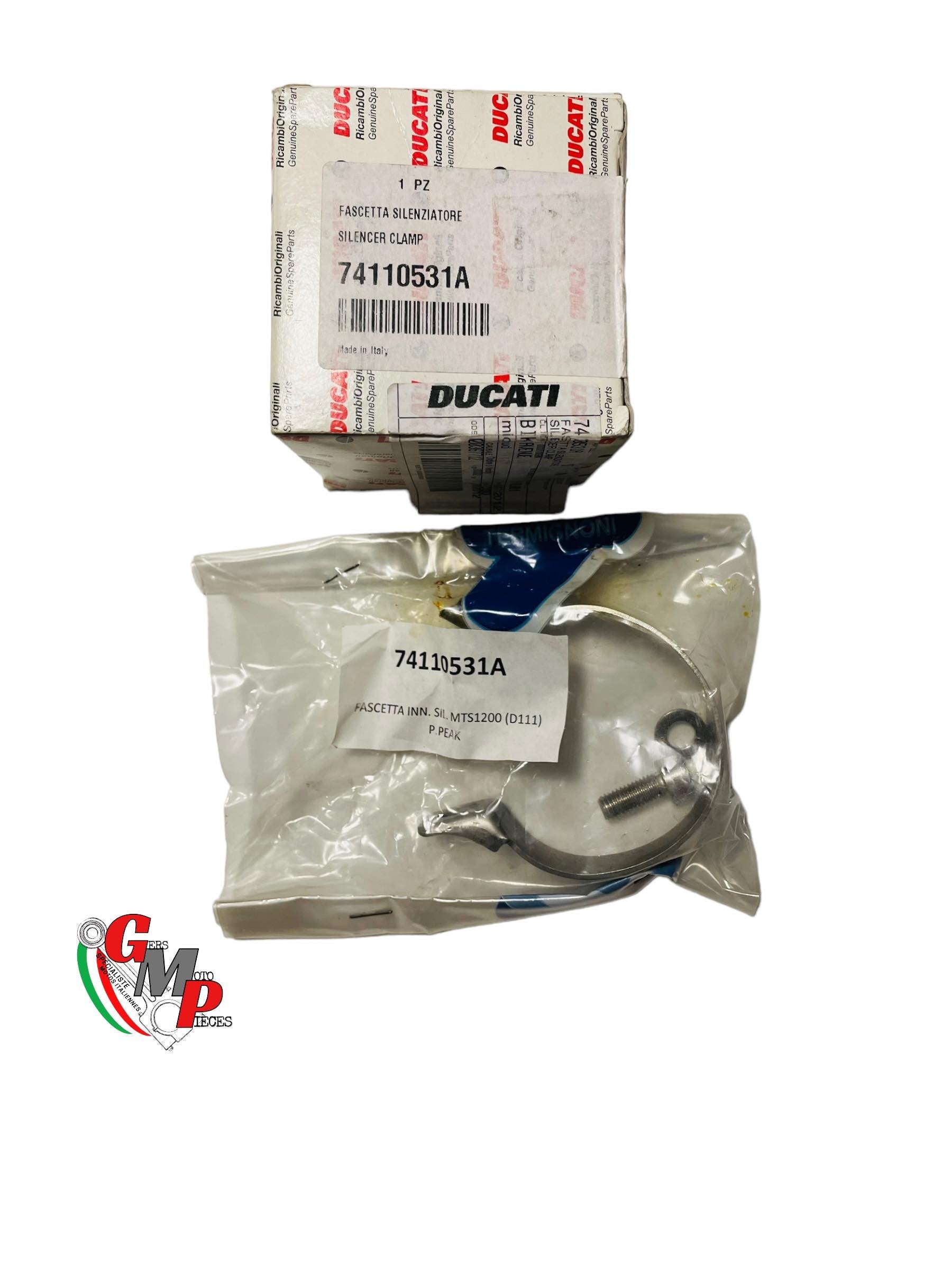 Nueva abrazadera de escape - Ducati