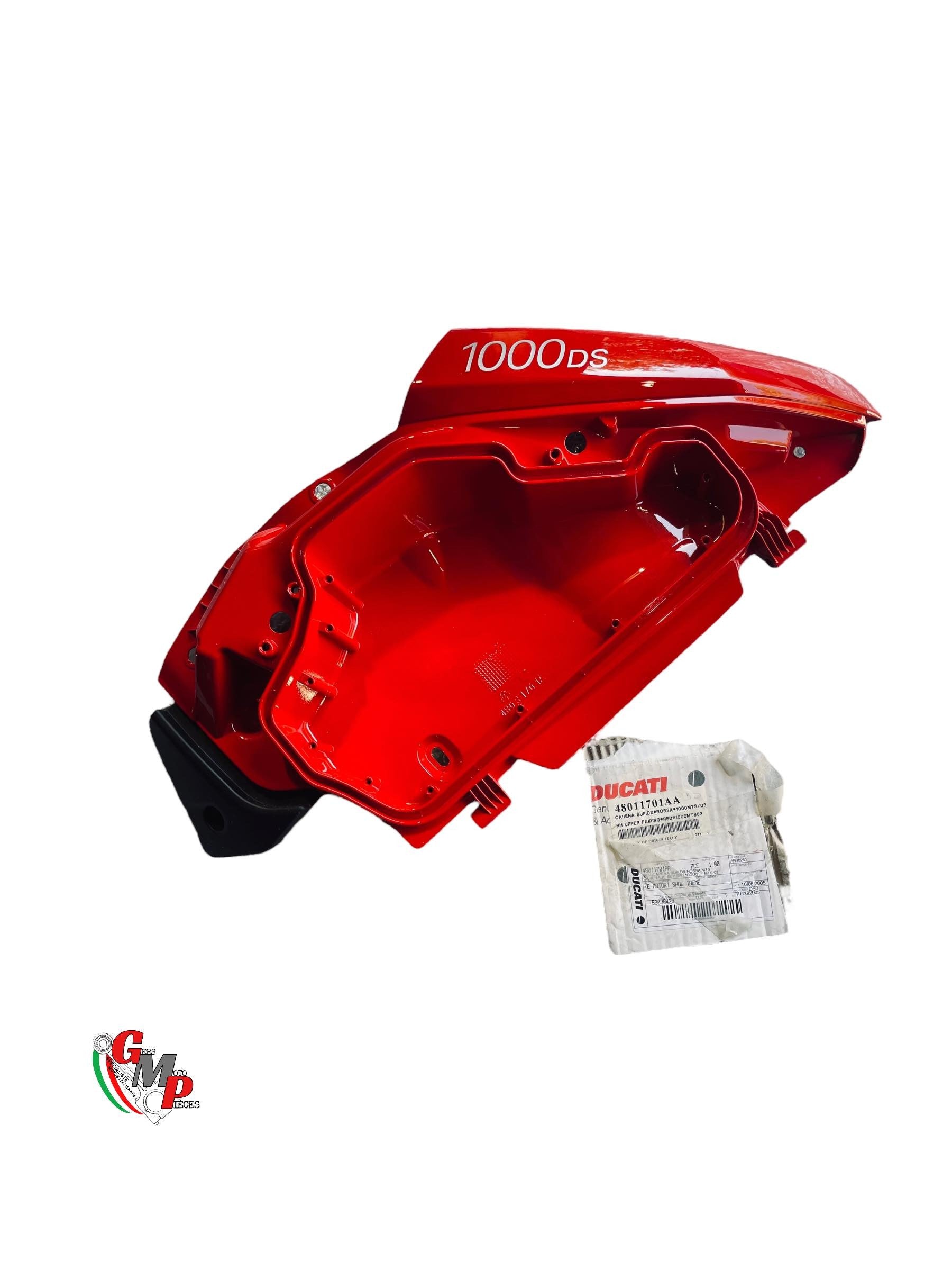 Carénage Flanc Gauche Supérieur Rouge - Ducati