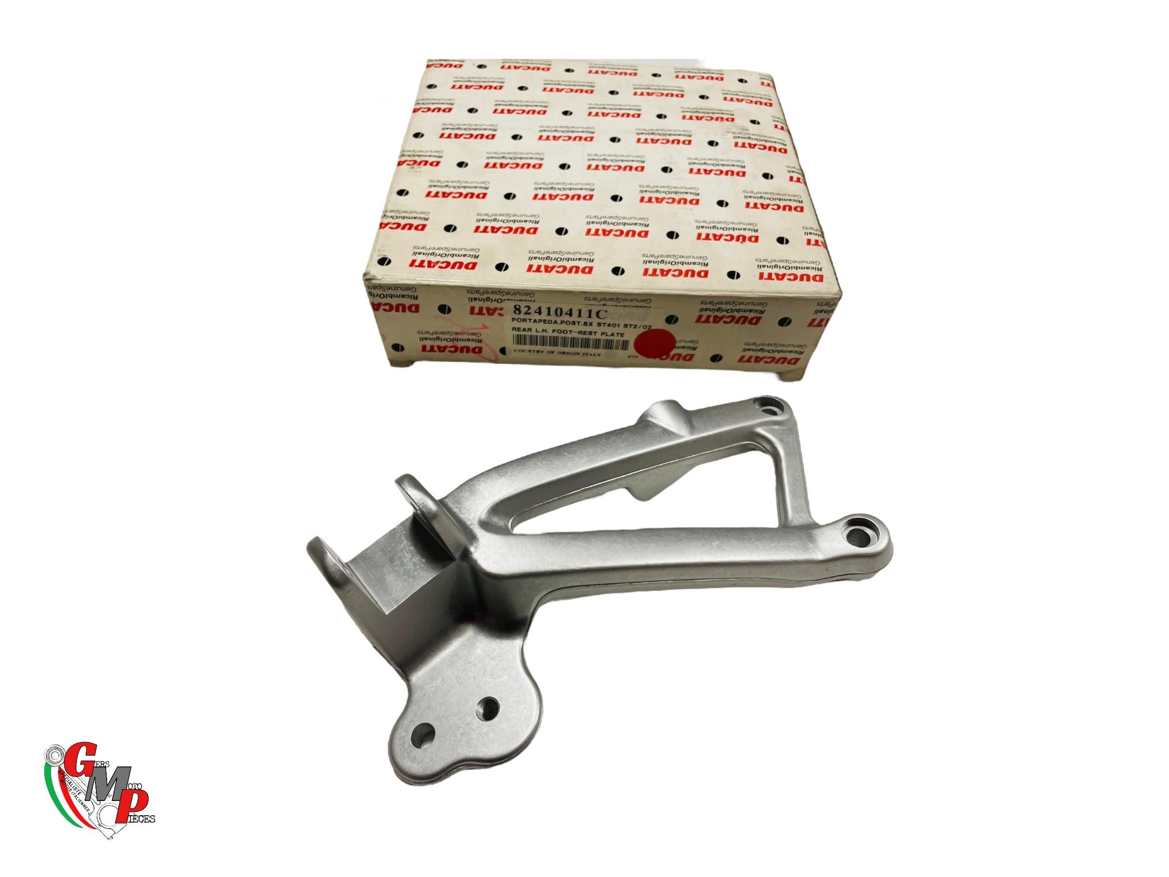 Par de placas de reposapiés para pasajero - Ducati