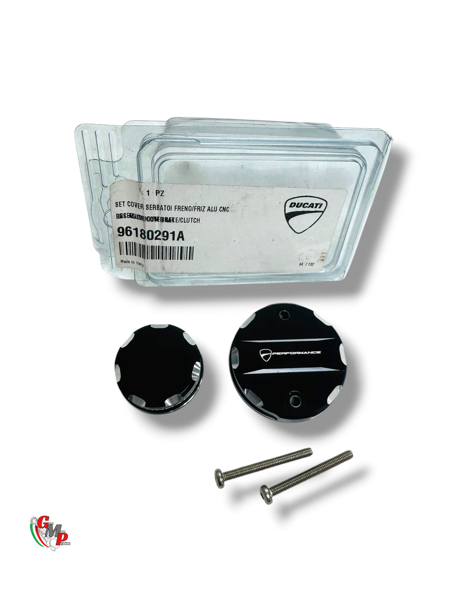 Kit Tapón Frasco Freno Embrague CNC Aluminio NUEVO - Ducati